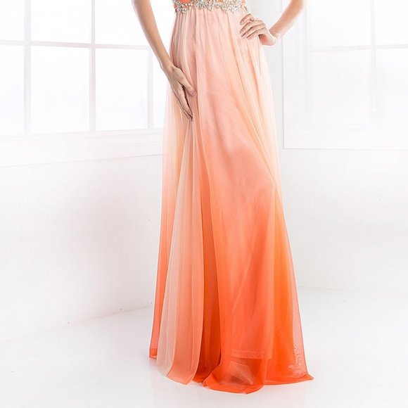 Straight Neck Strapless A-Line Prom Dress CDC2633 - Picture 4 of 5